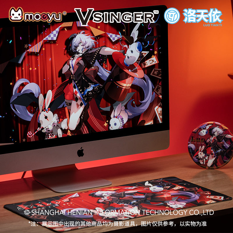 Moeyu Vsinger Luo Tianyi As You See Series Computer Desk Mat (70×40×0.3 cm) - Kanako.store