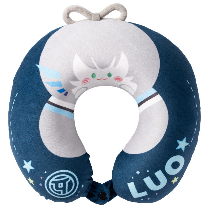 Moeyu: Vsinger: Luo Tianyi: Plush U-Shaped Pillow - Kanako.store