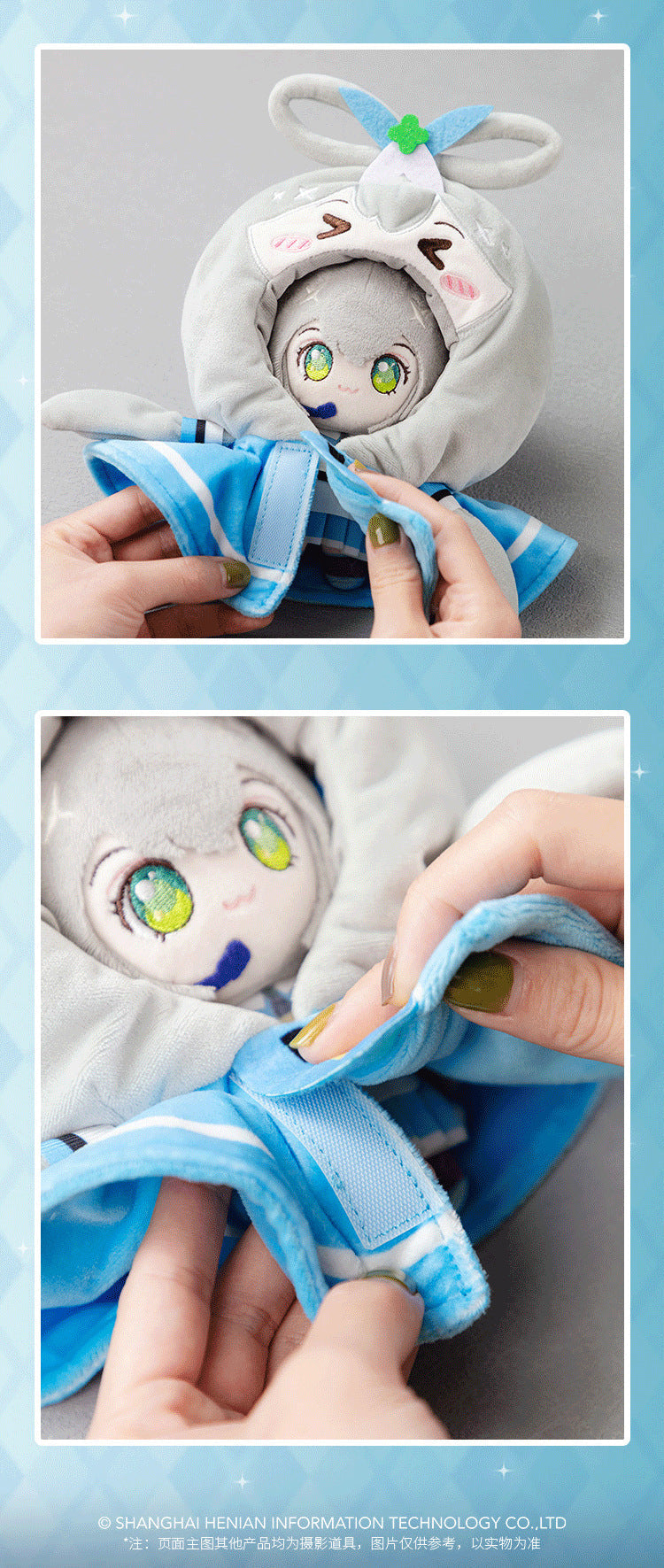 Moeyu Luo Tianyi Squinting Eyes Series Mini Shawl - Kanako.store