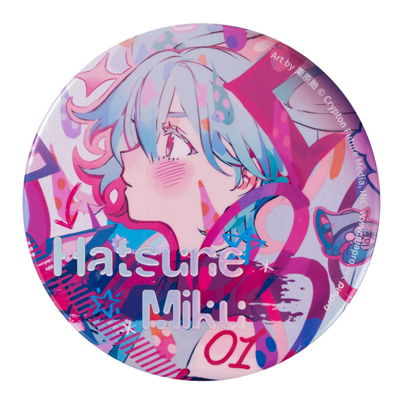 Moeyu: Hatsune Miku Radio Invasion Series Large Badge-Moeyu-Makochan.store