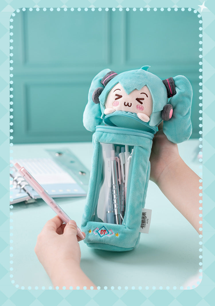 Moeyu Hatsune Miku Plush Pencil Holder (Cilinder)-Moeyu-Makochan.store
