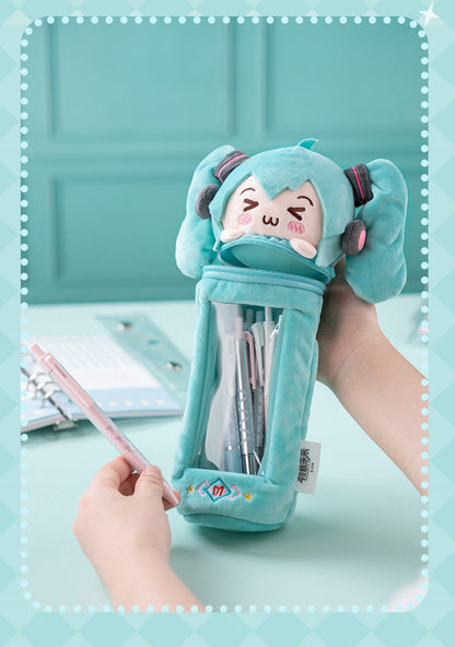 Moeyu Hatsune Miku Plush Pencil Holder (Cilinder)-Moeyu-Makochan.store