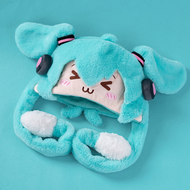 Moeyu Hatsune Miku Squinty Eyes Series Movable Plush Ha-Moeyu-Makochan.store