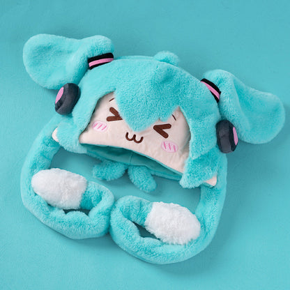 Moeyu Hatsune Miku Squinty Eyes Series Movable Plush Ha-Moeyu-Makochan.store