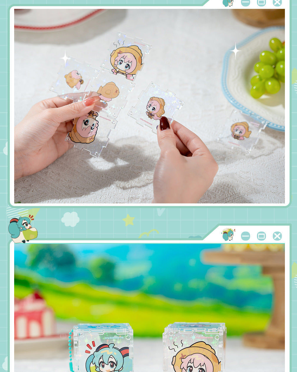 Moeyu: Hatsune Miku AMU series puzzle pendant Blindbox - Kanako.store