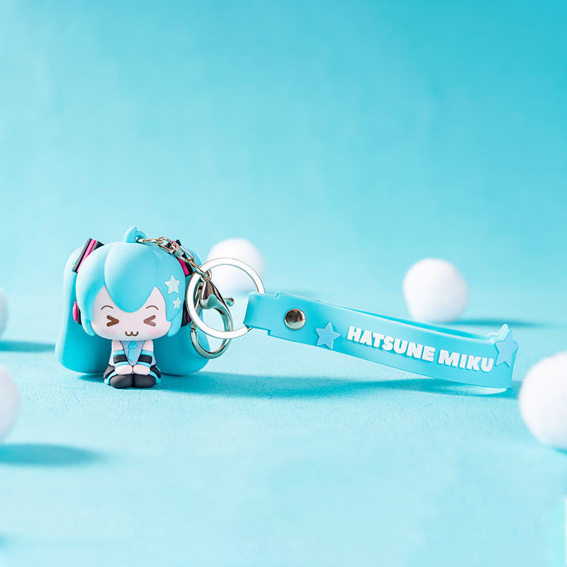 moeyu: Hatsune Miku: Squinting Eyes Series 3D Soft Rubber Pendant-Moeyu-Makochan.store
