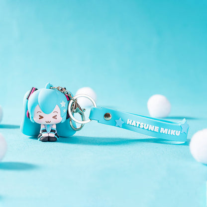 moeyu: Hatsune Miku: Squinting Eyes Series 3D Soft Rubber Pendant-Moeyu-Makochan.store