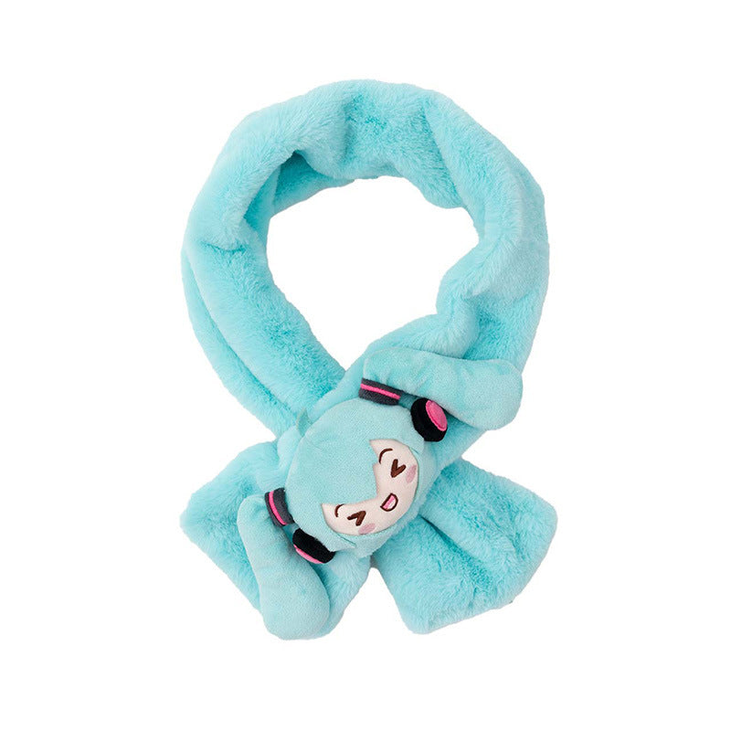 Moeyu Hatsune Miku Squinty Eyes Series Scarf-Moeyu-Makochan.store