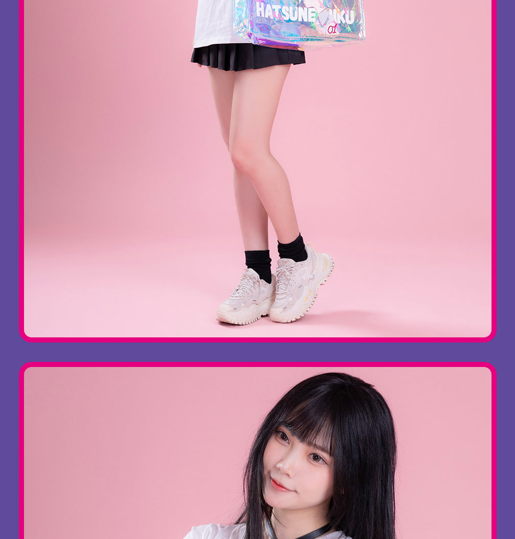 Moeyu:  Hatsune Miku Radio Invasion Series Laser Shoulder Bag - Kanako.store