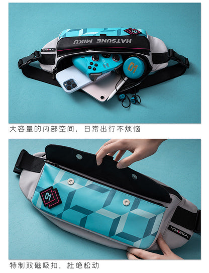Moeyu Hatsune Miku Stereo Chest Bag – Magnetic Buckle Crossbody - Kanako.store