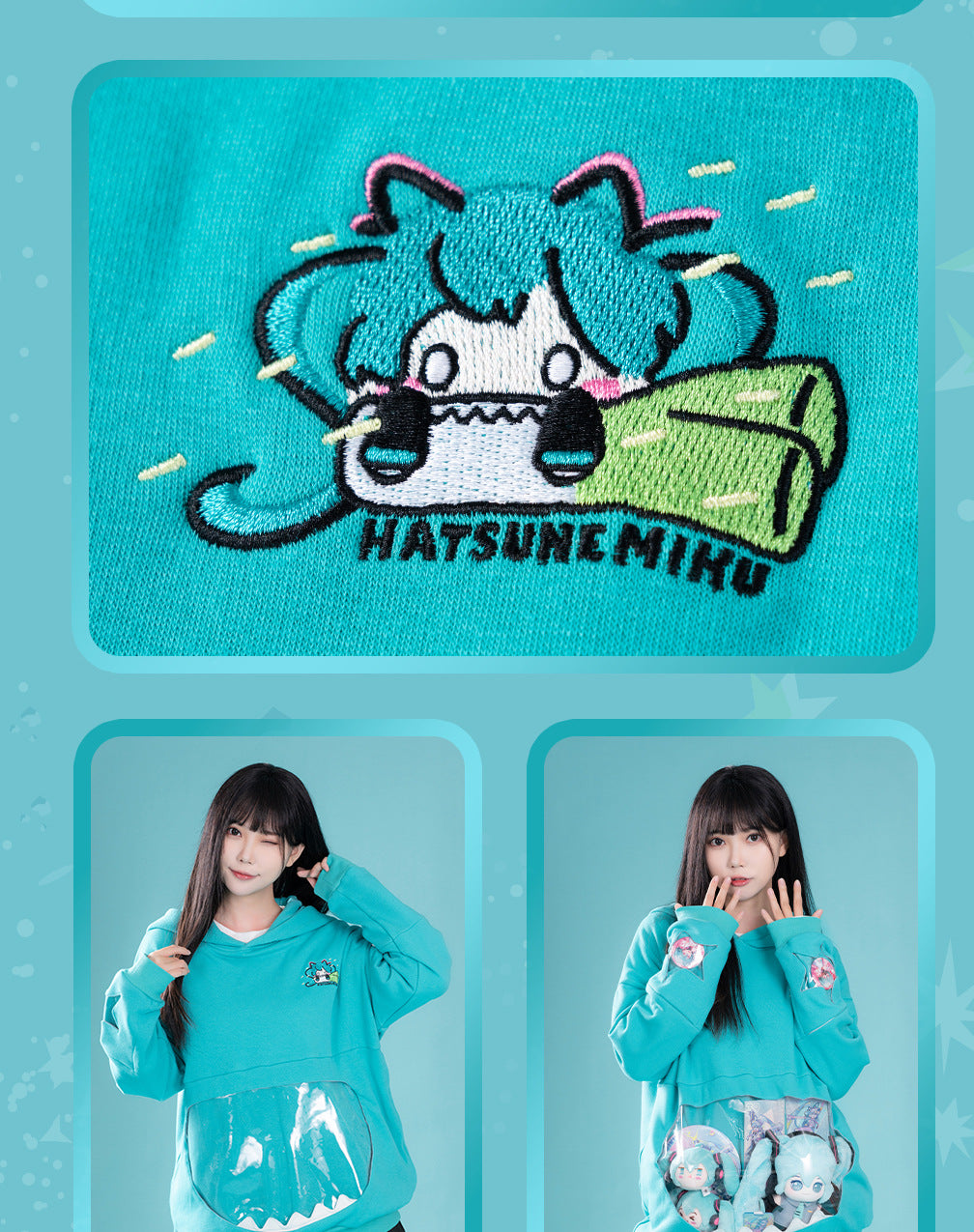 moeyu: Hatsune Miku: Bite Series Head Cap Pain Clothes-Moeyu-Makochan.store