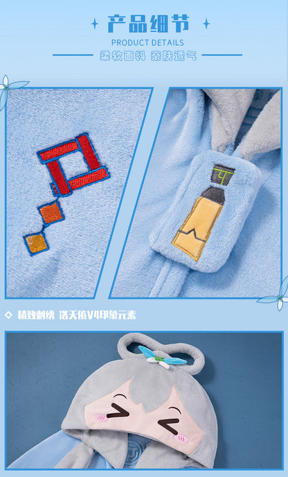 Moeyu Luo Tianyi Squinting Eyes Series Multifunctional Air Conditioning Blanket-Moeyu-Makochan.store