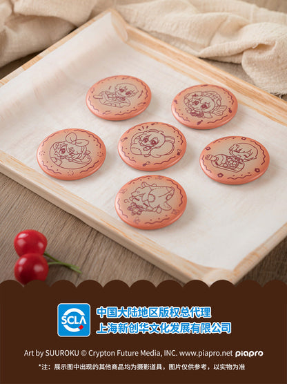 Moeyu: Hatsune Miku AMU series embossed biscuit badge - Kanako.store
