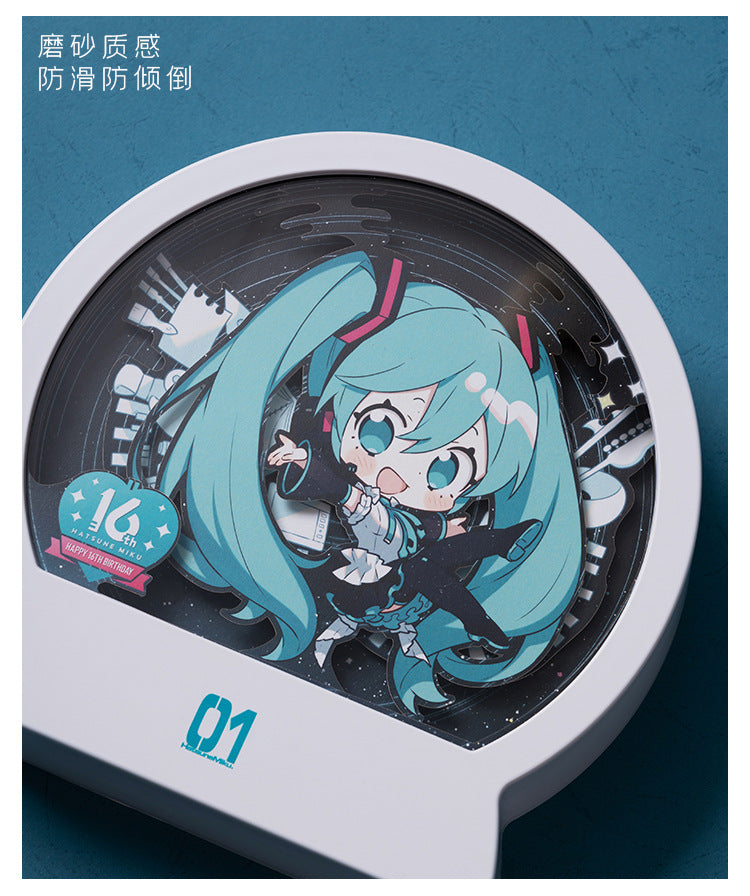Moeyu Hatsune Miku 16th Anniversary Paper Sculpture Night Light-Moeyu-Makochan.store