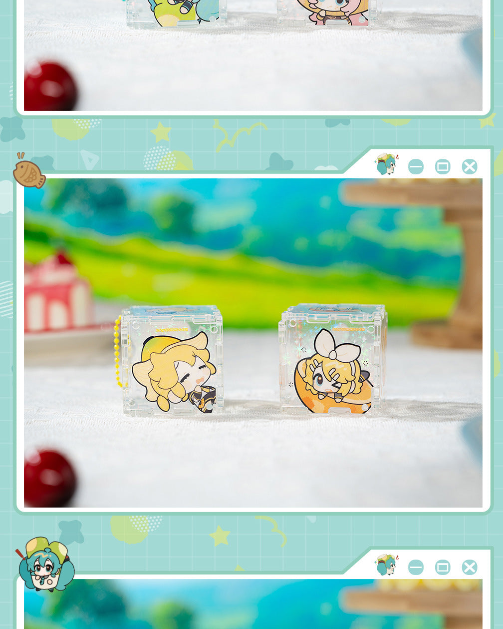 Moeyu: Hatsune Miku AMU series puzzle pendant Blindbox - Kanako.store