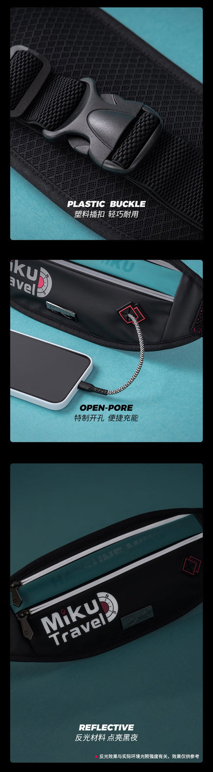 Moeyu Hatsune Miku Travel Series Running Bag - Kanako.store