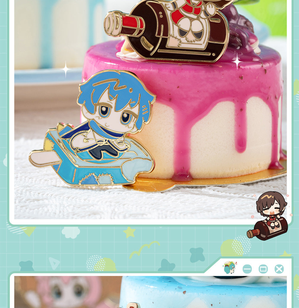 Moeyu: Hatsune Miku AMU Series Metal Enamel Brooch (Blind Box) - Kanako.store