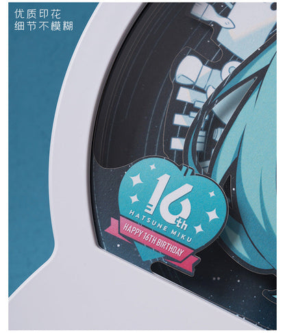 Moeyu Hatsune Miku 16th Anniversary Paper Sculpture Night Light-Moeyu-Makochan.store