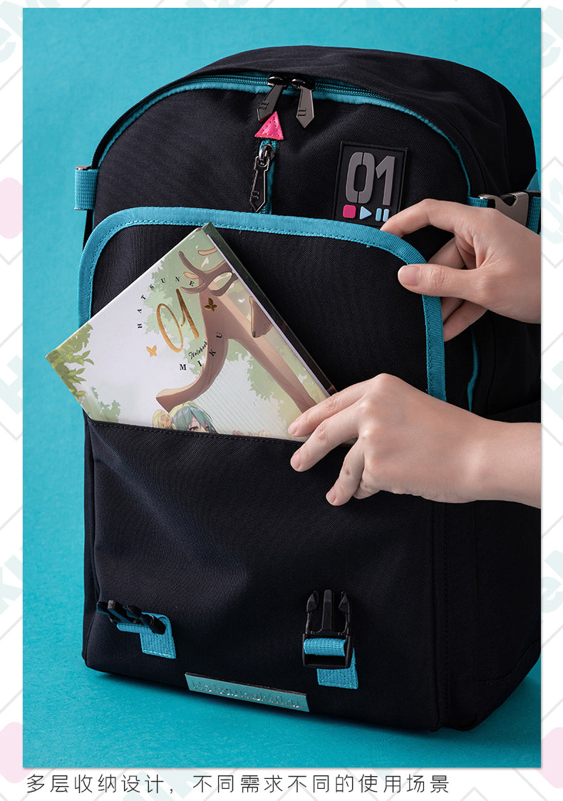 Moeyu Hatsune Miku Outdoor Style Oxford Backpack - Kanako.store