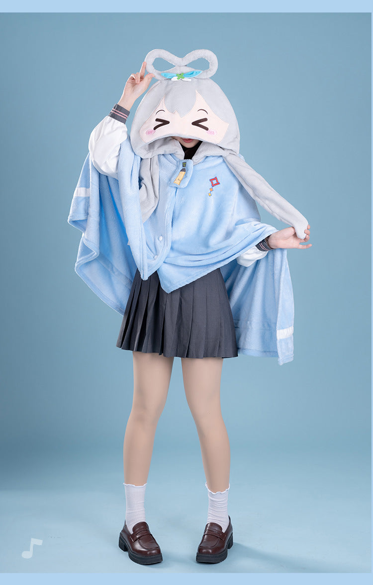 Moeyu Luo Tianyi Squinting Eyes Series Multifunctional Air Conditioning Blanket-Moeyu-Makochan.store