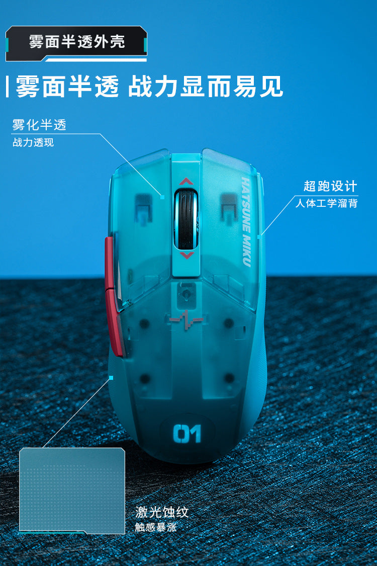 Moeyu Hatsune Miku Gaming Mouse-Moeyu-Makochan.store
