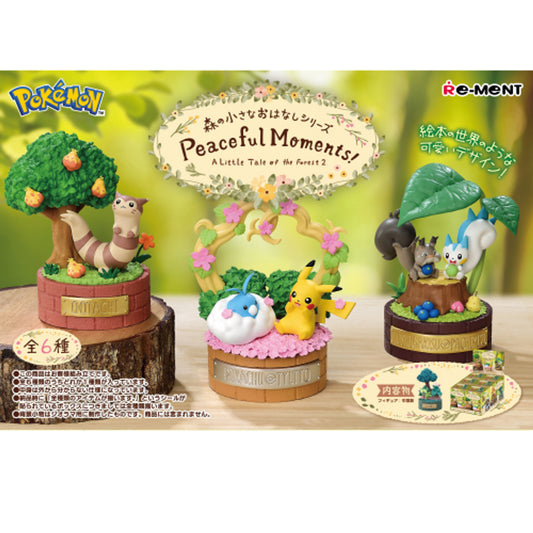 Re-ment Pokémon A Little Tale of the Forest Series 2 – 6pcs Complete Box