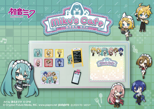 Re-ment Hatsune Miku Series – Miku's Cafe 8pcs Complete Box