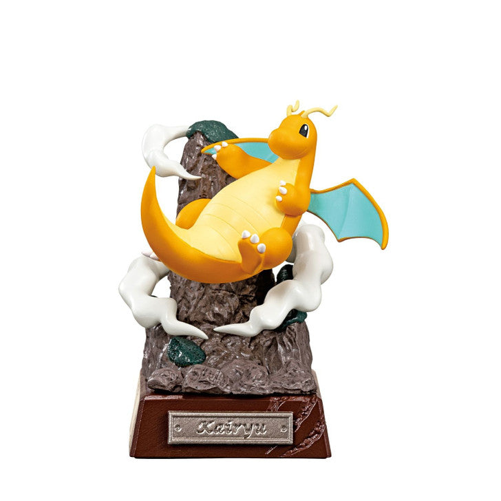 Re-ment Pokémon Pocket Statue Dragon Type 6pcs Complete Box | Dragonite, Salamence, Garchomp & More