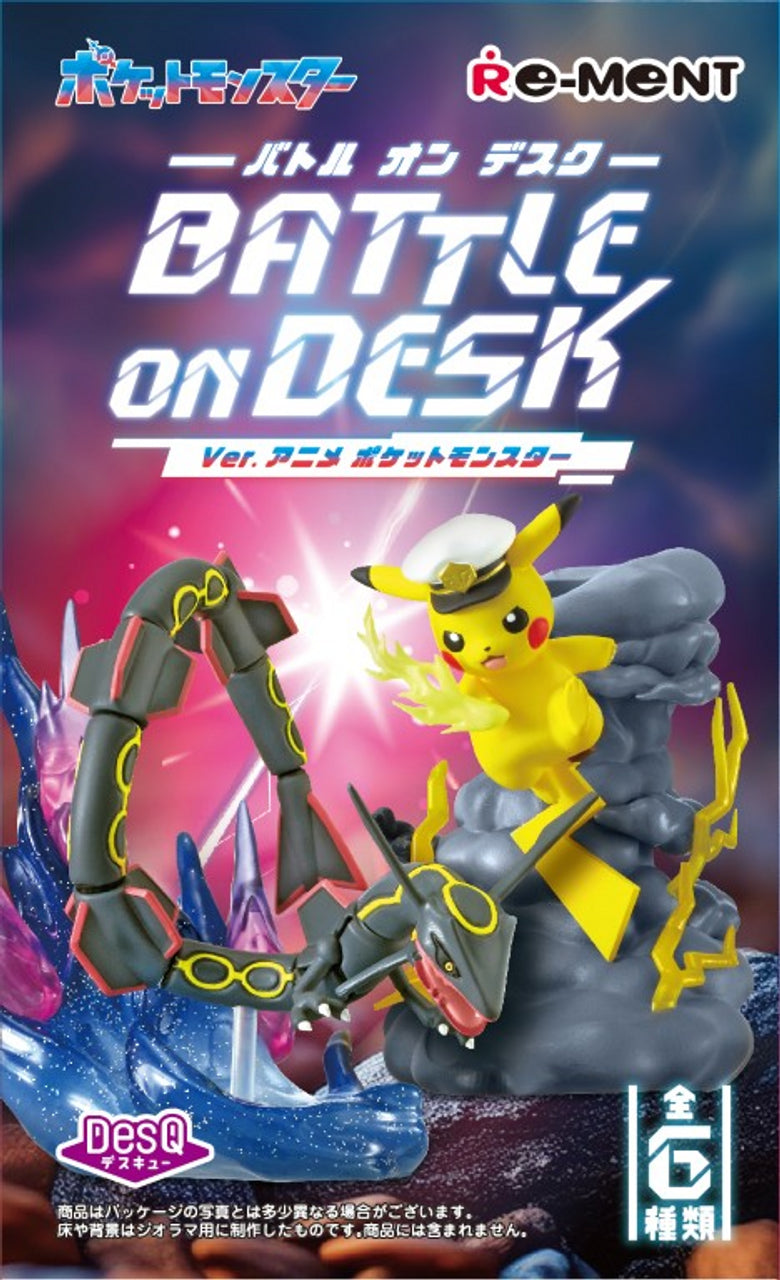 Re-ment DesQ Battle On Desk Ver. Pokémon – Complete Box of 6 Figures