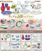 Re-ment Petite Sample Series Longed-for Tableware Collection 8pcs Complete Box
