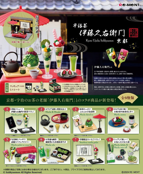 Re-ment Welcome to the World of Tea – Kyoto Ujicha Itohkyuemon Collab 8pcs Complete Box