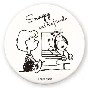 Snoopy Coloring Can Badge (Large) Schroeder