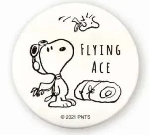 Snoopy Coloring Can Badge (Small) Flying Ace