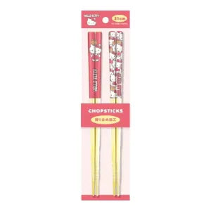 Sanrio Pair of Bamboo chopsticks (21cm) /Hello Kitty