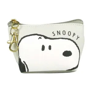 Snoopy Triangle mini pouche Face close up / Snoopy