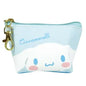 Sanrio Triangle Mini Pouch Face close up / Cinnamoroll