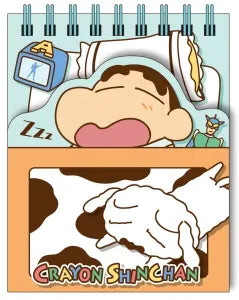 Crayon Shin-chan Mini Ring Binder Memo with a Magnet Good Night Shin-chan