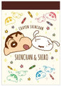 Crayon Shin-chan Mini Memo Shin-chan & Shiro