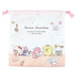 Sanrio Flat Drawstring Pouch - Soft romance