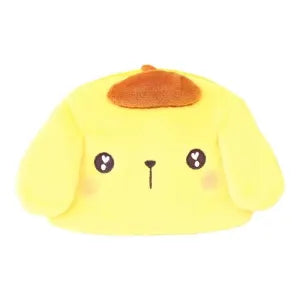 Sanrio Characters Plush Shell-shaped Face Pouch - Pom Pom Purin