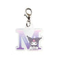 Sanrio Characters Mini Initial Charm - Kuromi / M