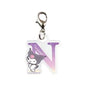 Sanrio Characters Mini Initial Charm - Kuromi / N