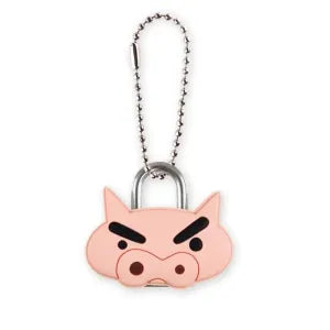 Crayon Shin-Chan Mascot Padlock Keychain - Buriburizaemon