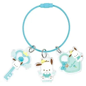 Sanrio Angel Wire Keyring - Pochacco