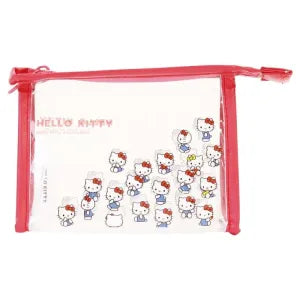 Sanrio Edge-Trim Pouch - Hello Kitty