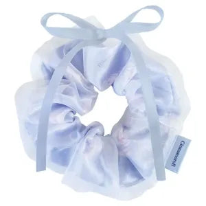 Sanrio Characters Ribbon Layered Scrunchie Ballet Core / Cinnamoroll