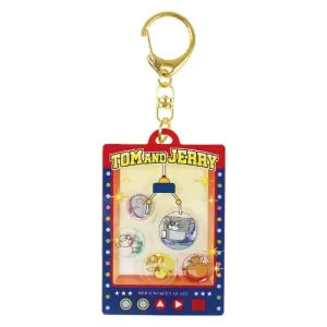 Tom and Jerry Shaka Character Keychain Crane Game Time / Blue