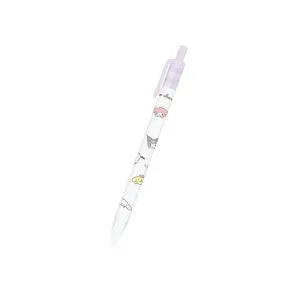 Sanrio Characters Rubber Knock Gel Pen - Purple