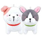 Two pcs plush keychain - Bulldog
