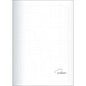 Plain color Milky clear squared notebook - White syrup